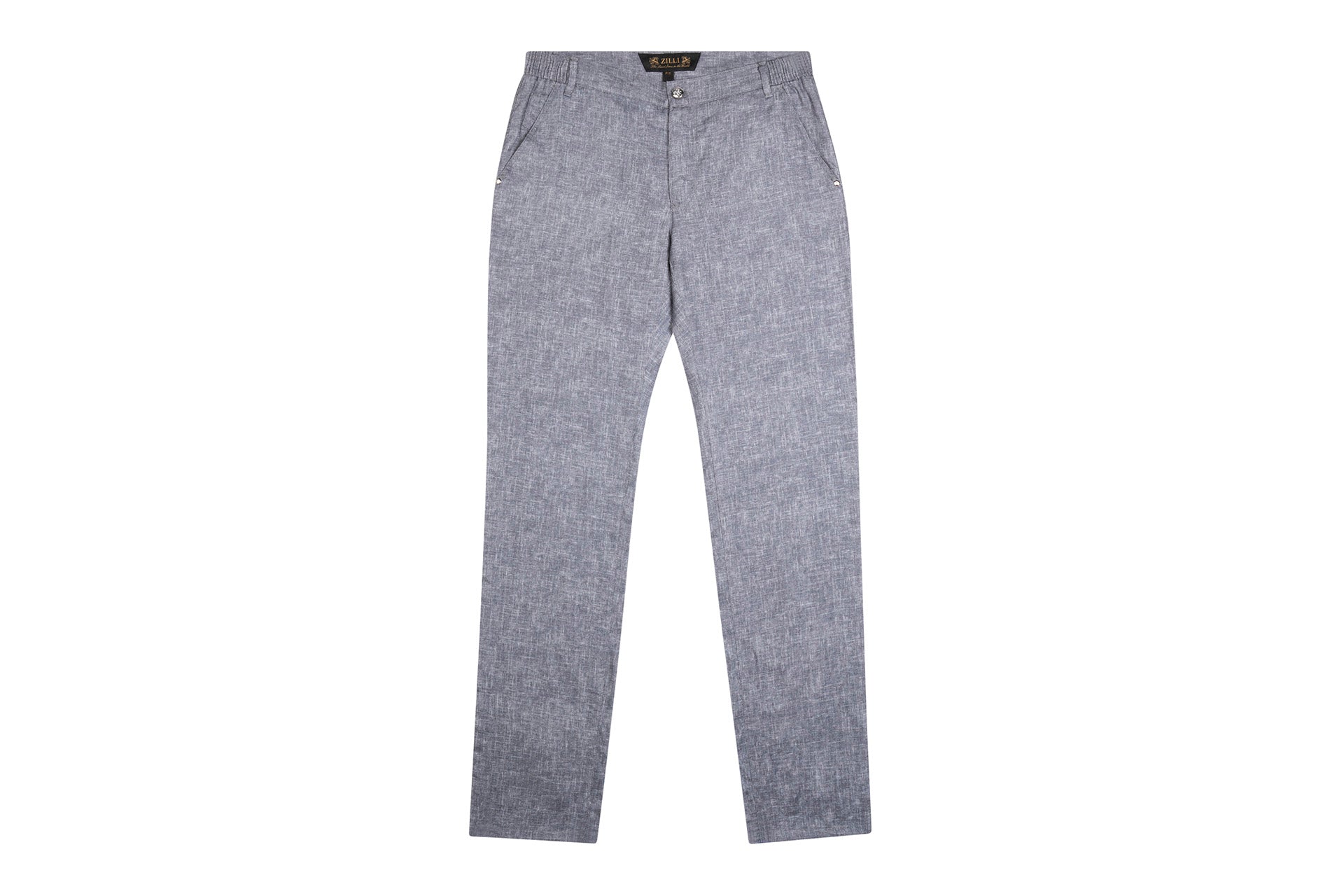 Slim Fit, Linen Trousers - ZILLI