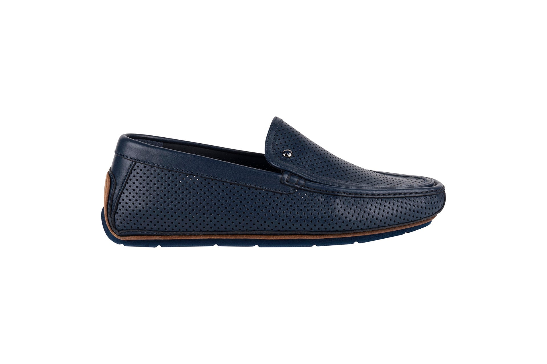 Slip On in perforated nubuck calfskin - ZILLI