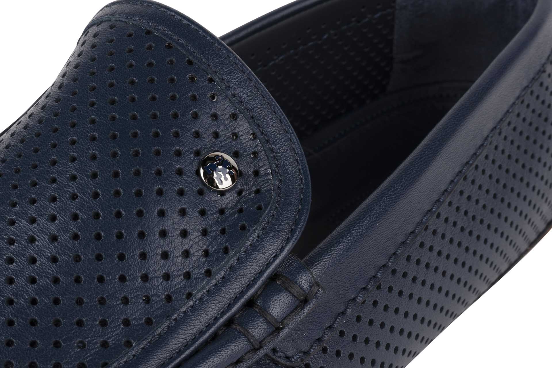 Slip On in perforated nubuck calfskin - ZILLI