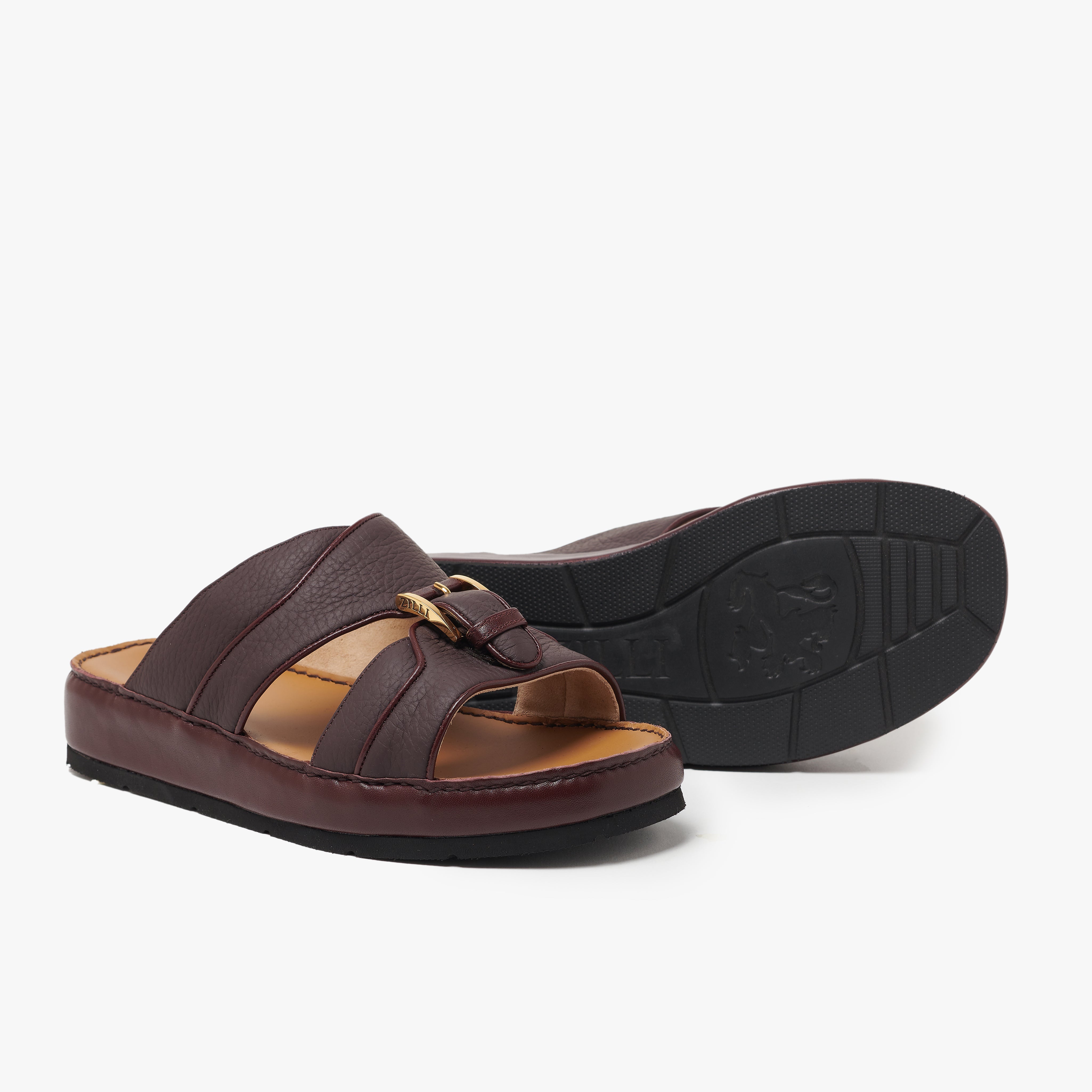 Deerskin leather sandal - ZILLI