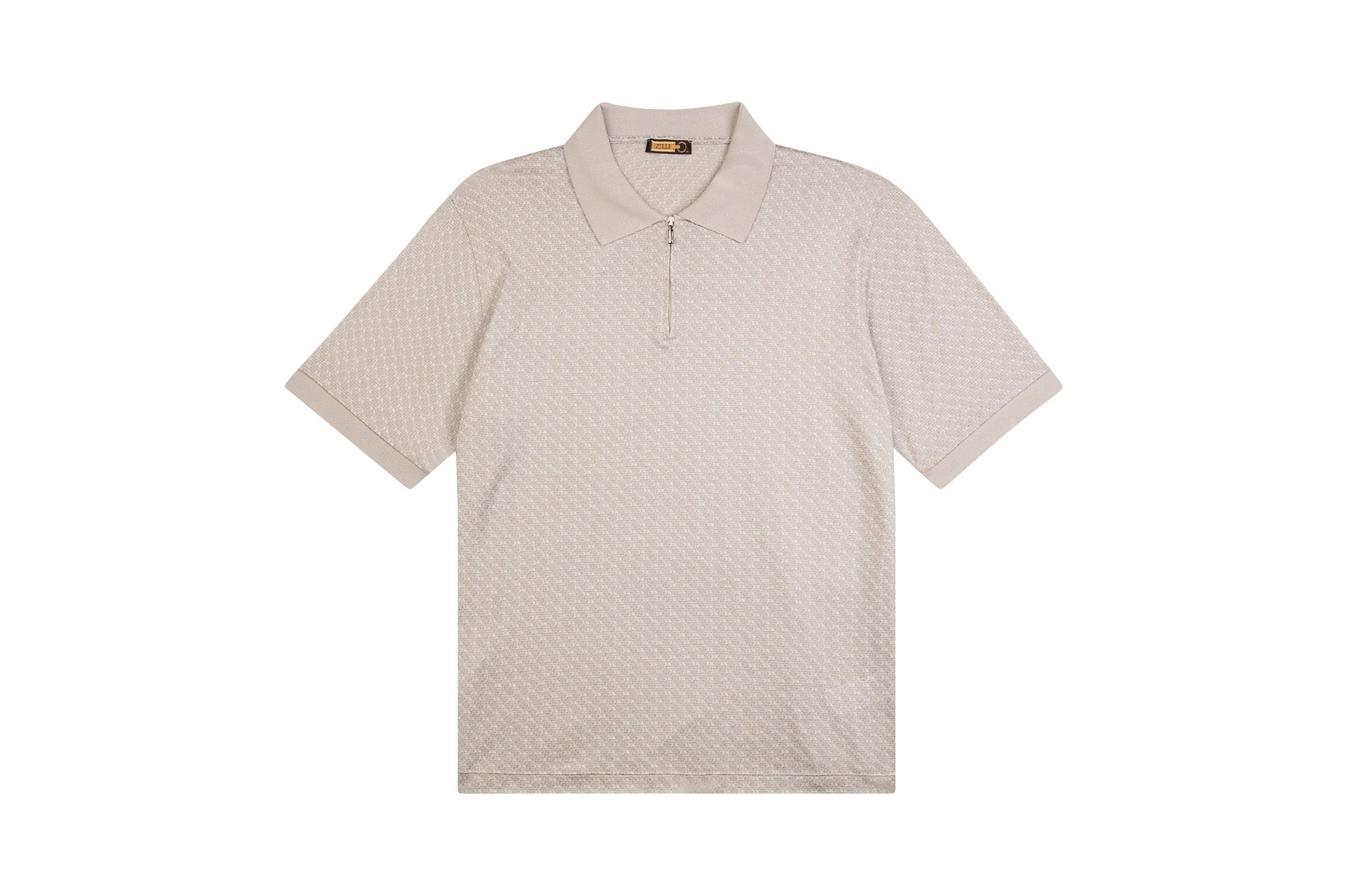 Zipped Polo Shirt, Z Weave - ZILLI